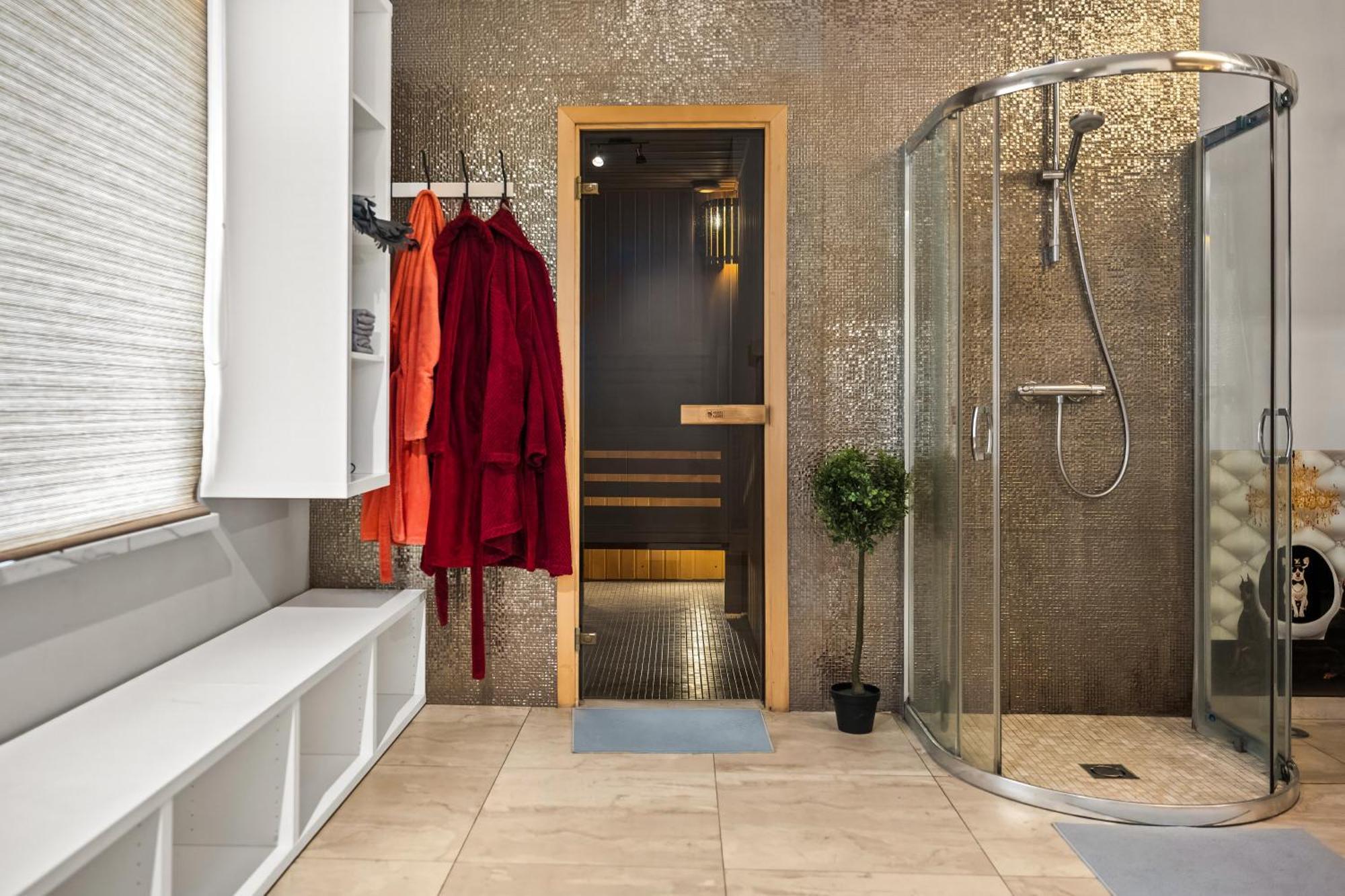 וילנה Secret Lounge - Cozy Studio With Sauna And Jacuzzi מראה חיצוני תמונה
